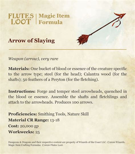 5e spell arrows